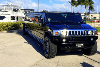 black hummer limo